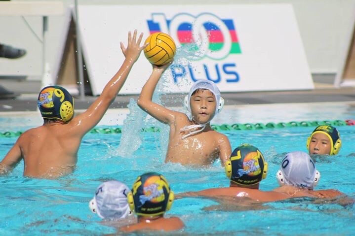 SPEEDISWIM Water Polo team in action